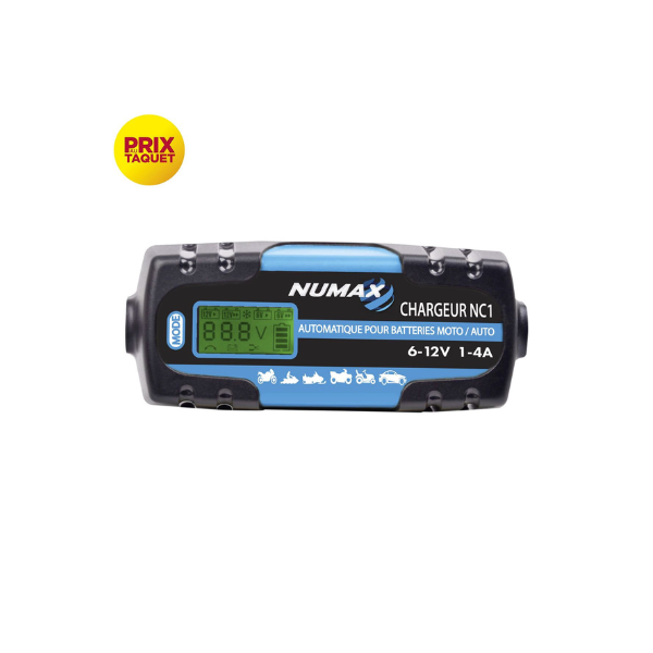 CHARGEUR NUMAX NC1 6-12 V 1-4 A