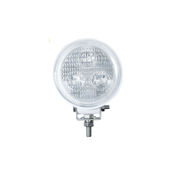 PROJECTEUR ALU BLANC SUR ETRIER 3 LEDS 600 LM