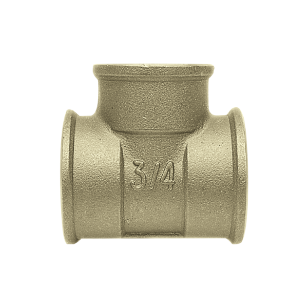 TE EGAL FEMELLE/FEMELLE/FEMELLE LAITON 3/4''