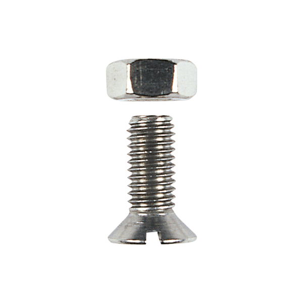VIS METAUX TF + ECROU INOX A4 Ø6 X 50 MM LES 3