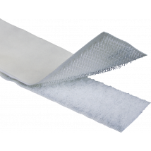 VELCRO ADHESIF BLANC ROULEAU L.1M X l.25MM