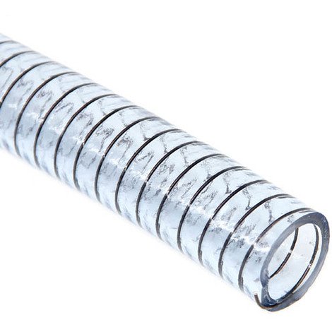 TUYAU METAL FLEX SPIRALE TRANSPARENT Ø 12 MM LE M